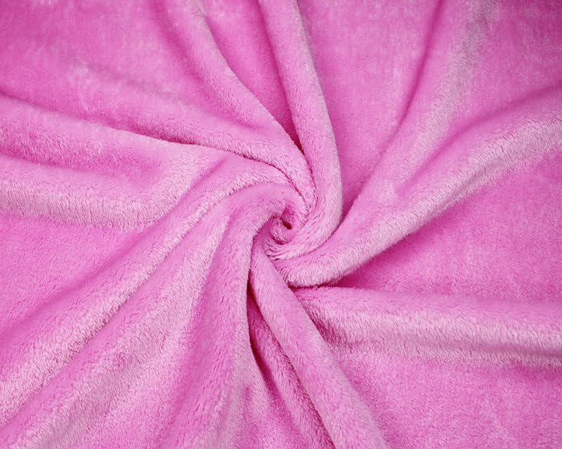 Cuddle Fleece -150cm, Soft for Sewing & Crafts (Pink, 3 Meters)