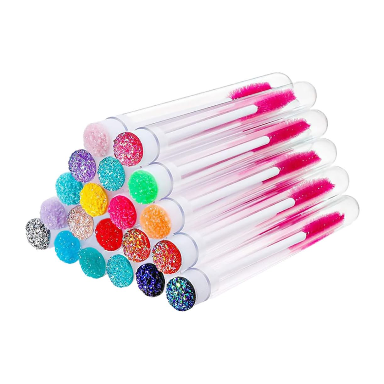 minkissy Mascara Tubes Eyelash Brush Set Lash Extension Tools for Beginners Artists