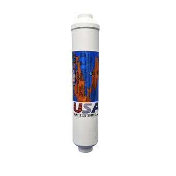 Spring Water CL10RO T/33-B Omnipure Inline Hindistan Cevizi Kabu u Karbonlu Son A ama Su Filtresi, 10  n  Boyutunda