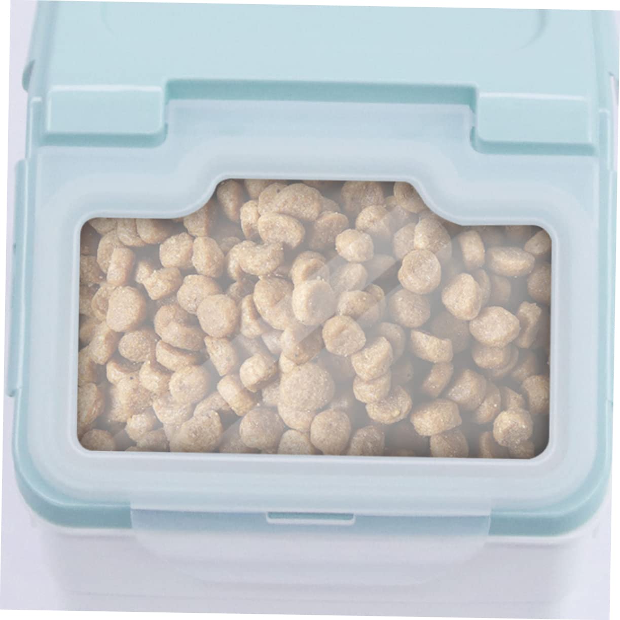 Contenedor de Comida para Mascotas Hermético, Resistente Plástico Pp, Tamaño Pequeño Azul Nórdico, Almacenamiento Seco Antimoho para Pienso y Alimentos Secos, Adecuado para Perros