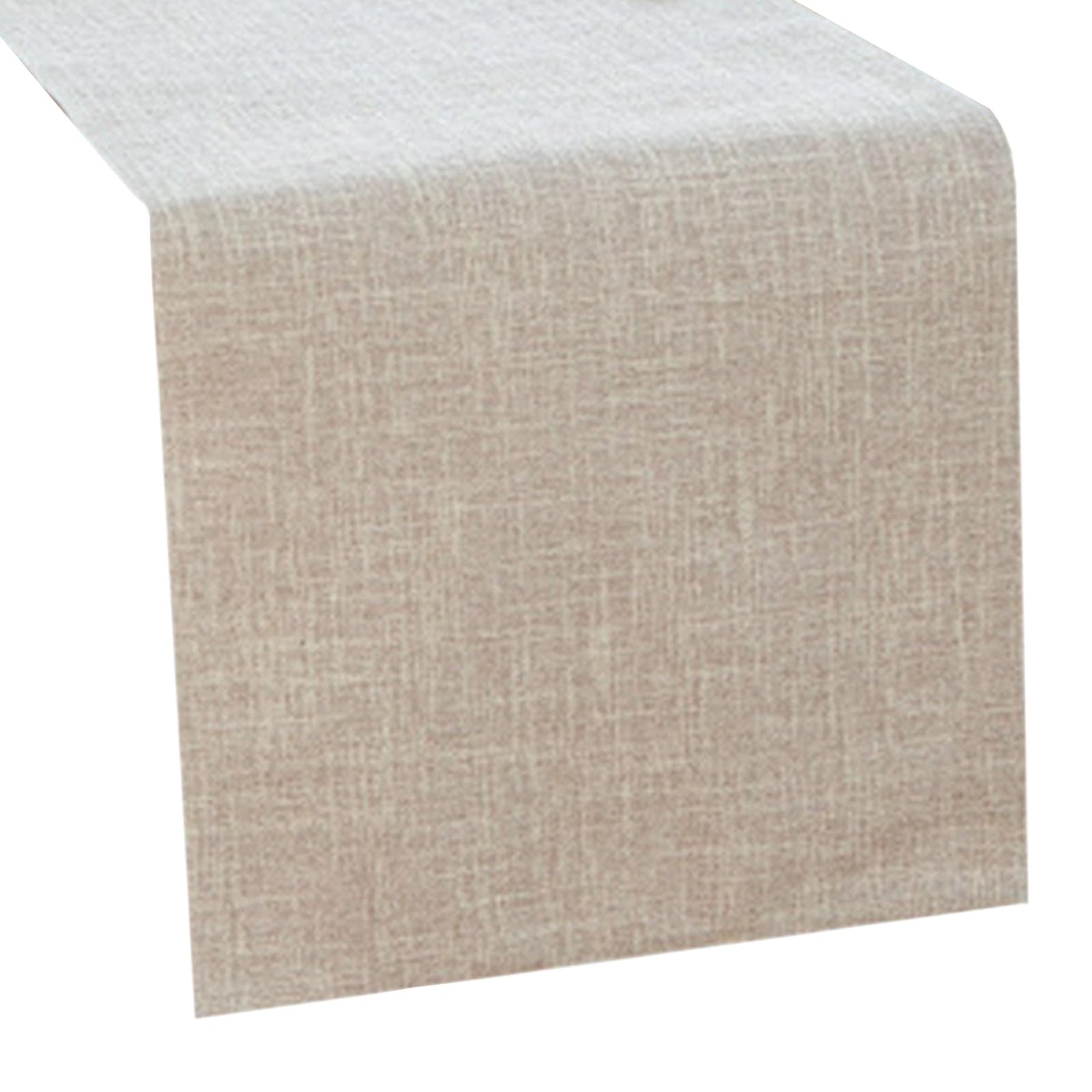 XuQiZZpp Stainproof Polyester Tablecloth Runner Permanent Fold Complimentary Substance For Kitchen Party Table Setting