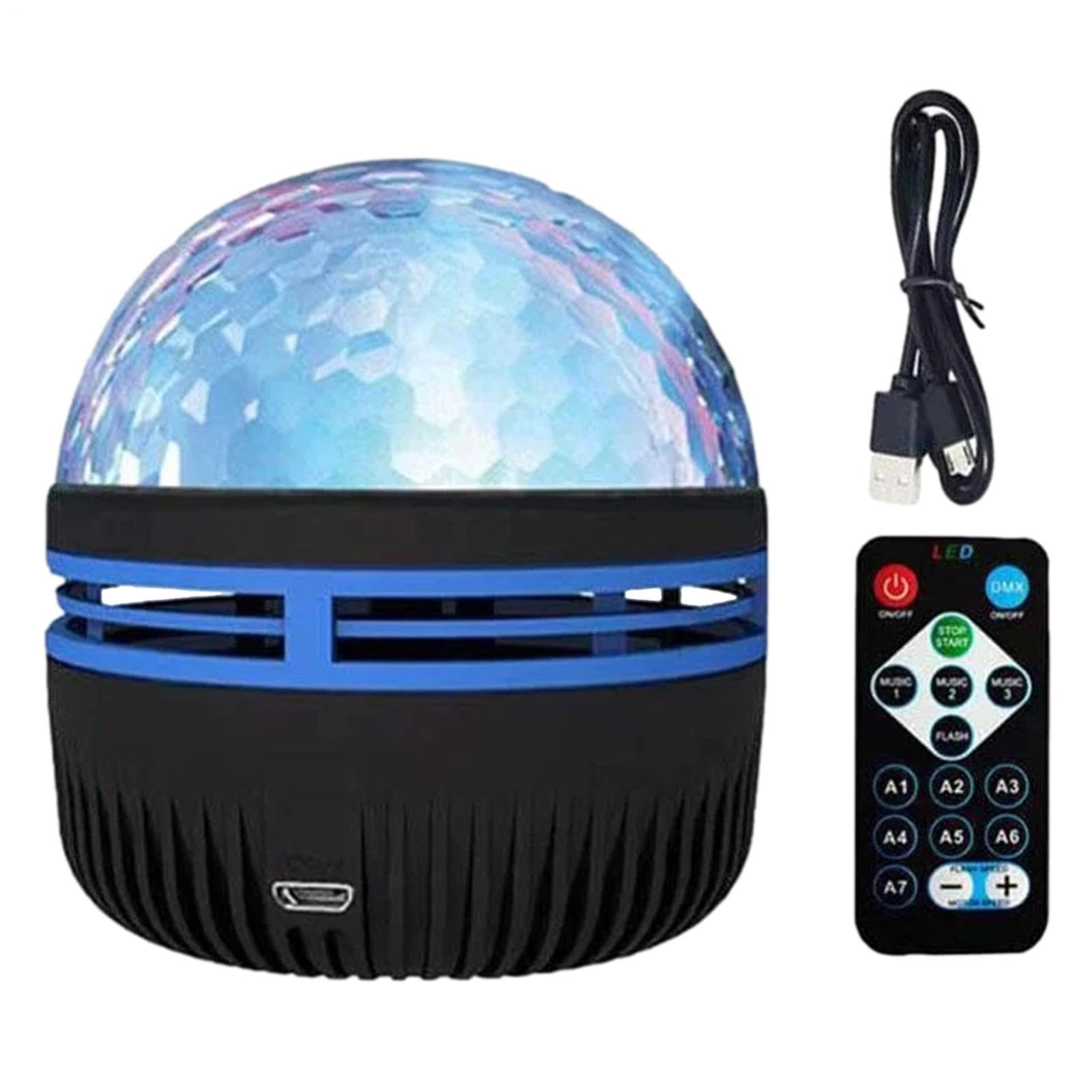 Projektor gwiazd, zorza polarna, projektor LED z 14 efektami świetlnymi, ściemniany przez USB, pilot zdalnego sterowania, lampka nocna, estetyczna dekoracja pokoju, na ściany sufitowe