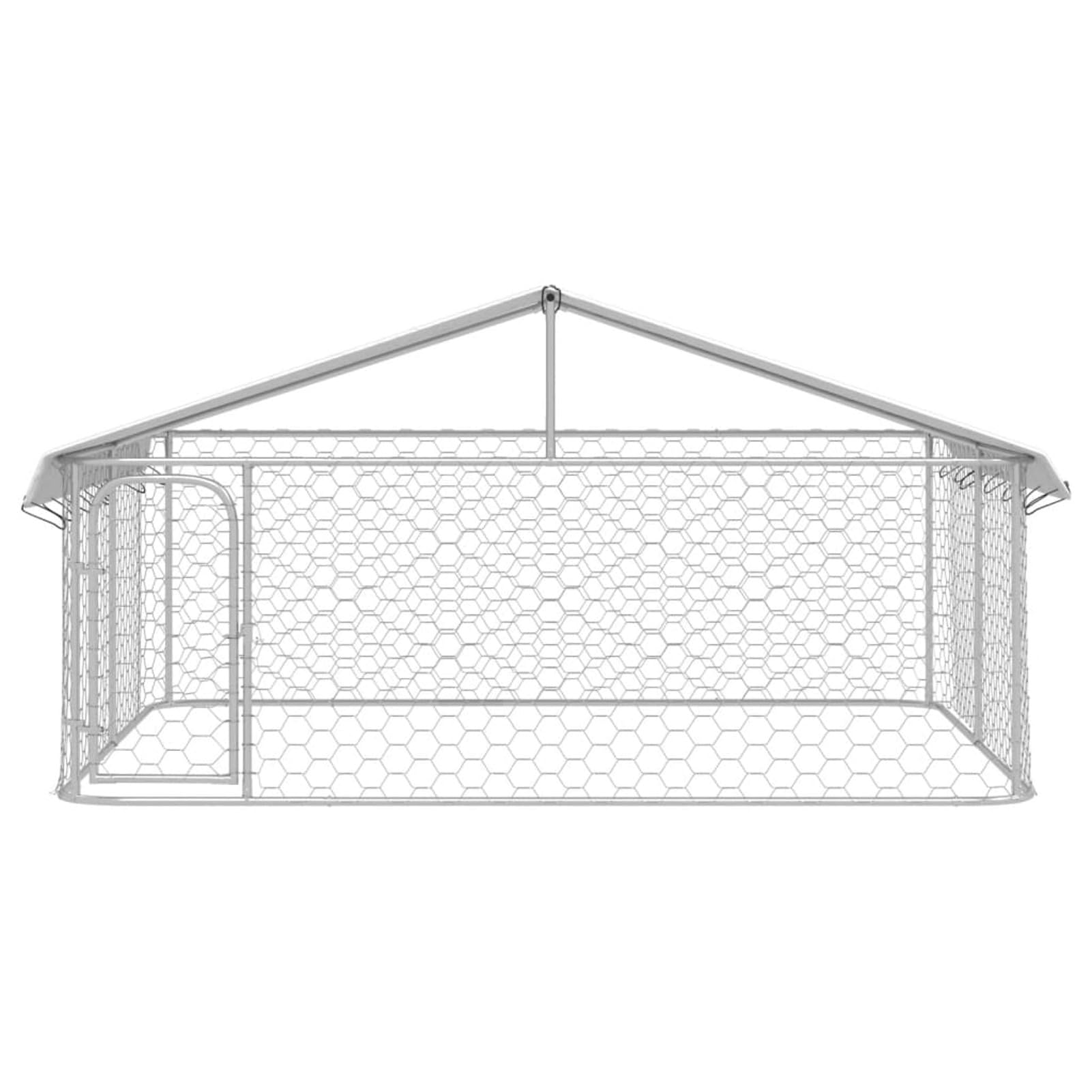 Gabbia per Cani da Esterno con Tetto 300x300x150 cm,Gabbiette per Cani,Gabbia per Cani da Esterno,Recinto per Cani,Gabbia per Animali-171501