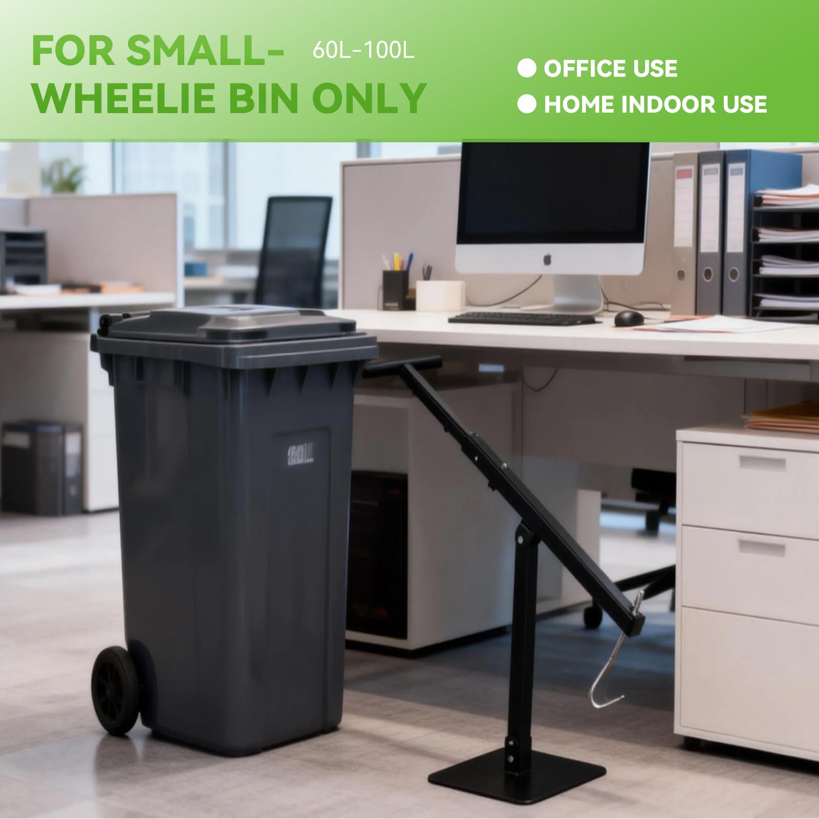 NEWTRY Mini Waste Compactor Manual Rubbish Press For 60L To 100L