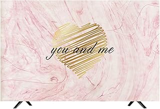 Funda Protectora Universal Para Tv De Interior De 32 A 85 Pulgadas, Tela Artística Rosa, Funda Protectora Suave Y Suave, Protector De Pantalla De Tv A Prueba De Polvo, Deco(Size:32in(77x48cm),Color:A)