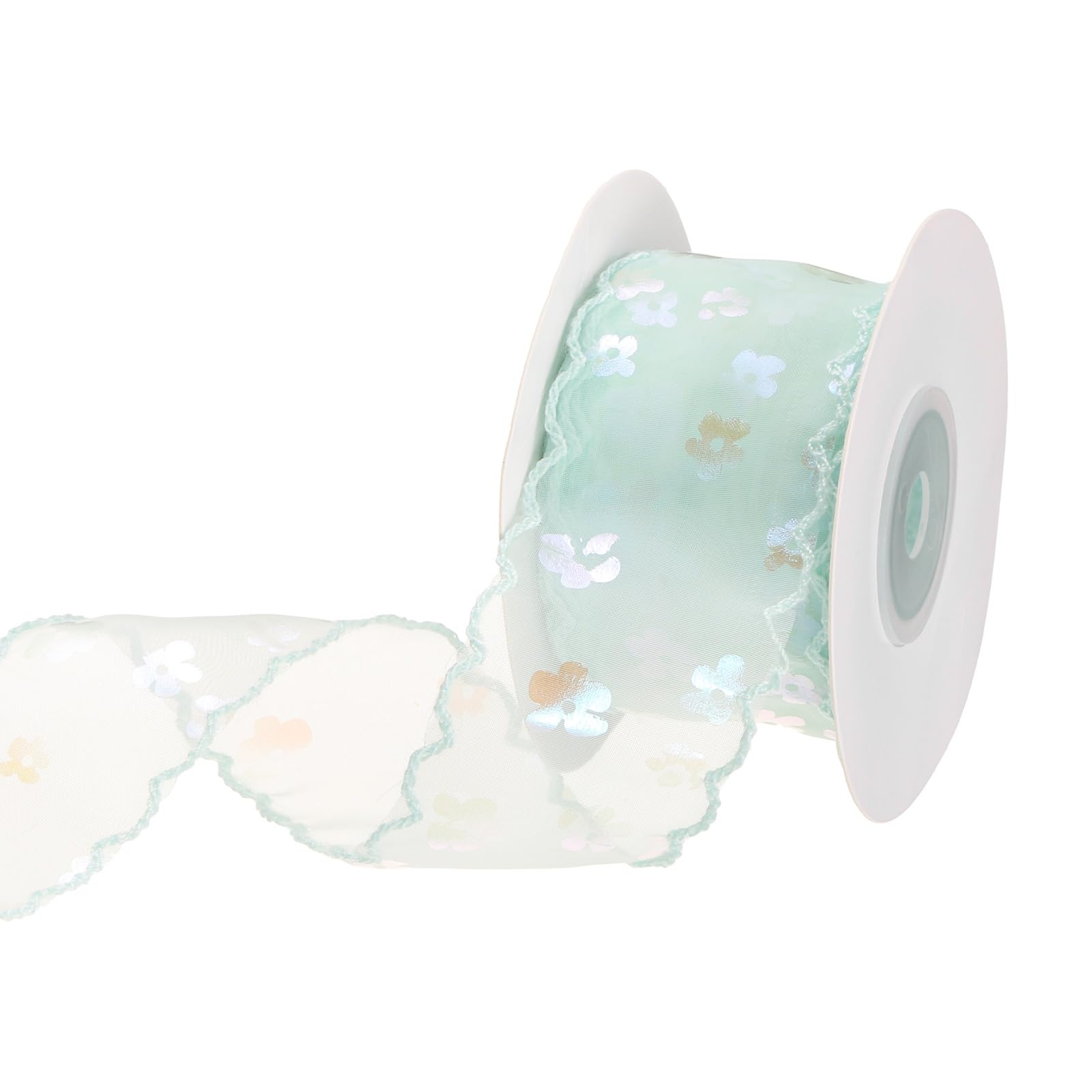 Ruban imprimé fleurs pour emballage cadeau haut de gamme et nœuds de décoration