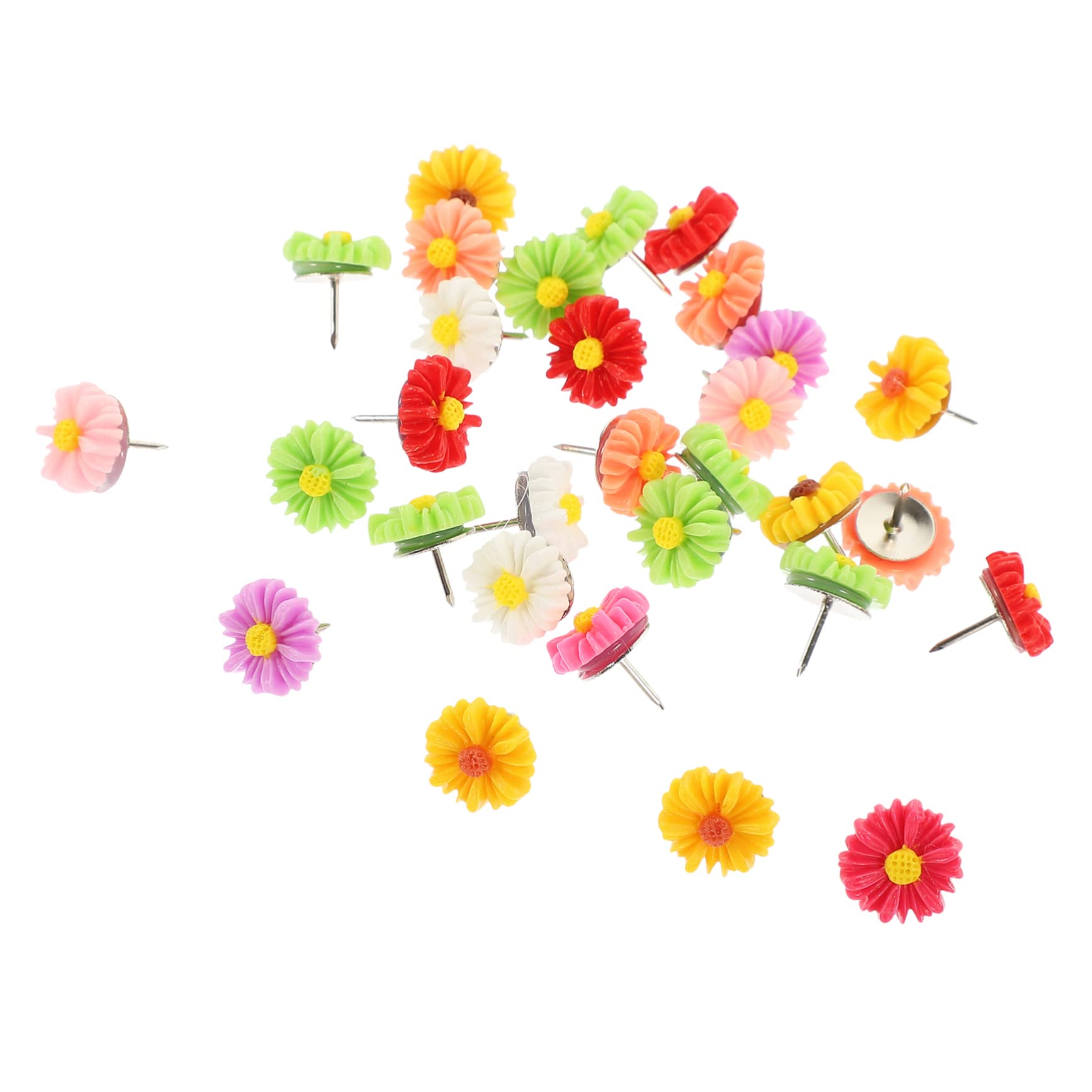 TEHAUX 240stücke Bunte Daisy Pushpins Kreative Reißzwecken Für Pinnwände Korkplatten Landkarten Und -projekte Leicht Zu Lagern Strapazierfähig Und Vielseitig Einsetzbar