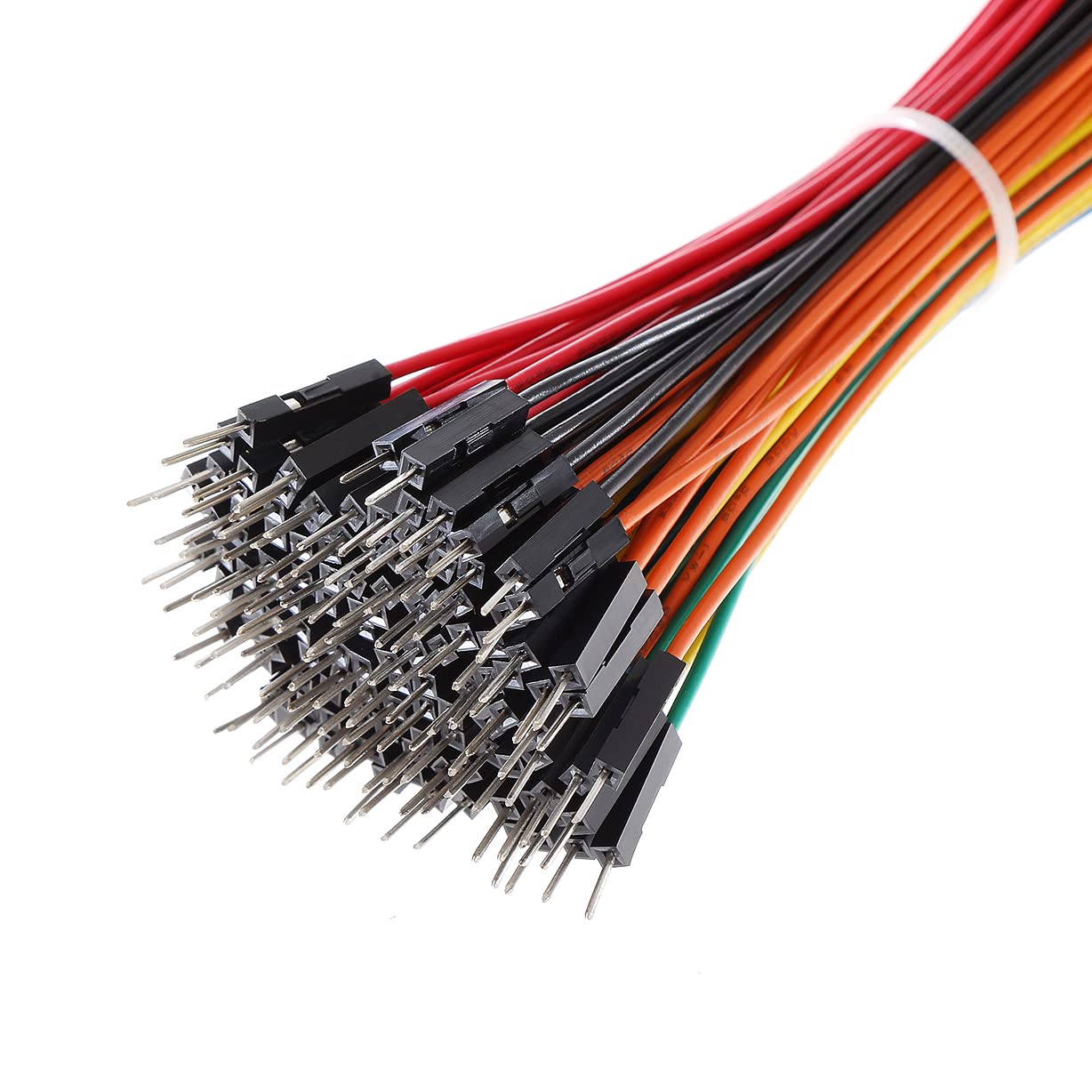 Bestlus 20AWG Breadboard Jumper Wire Set – 120 Stück Steckbrücken In 10 Farben, Länge 30 Cm, M/F, M/M, F/F, Für Arduino, FPGA & Prototyping
