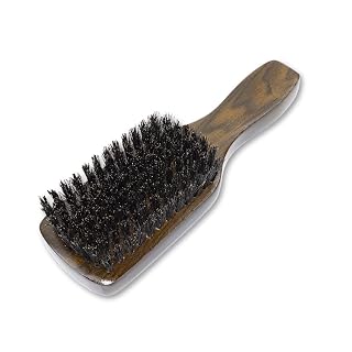 Escova Disfarce Fade Cerdas de Javali Cabelo Barba Madeira