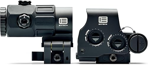 Miniatura 4 de HHS VI - Mira híbrida holográfica - EXPS3-2 con lupa G43, lupa de potencia Micro 3 con desconexión rápida, montaje de interruptor a lado (STS) en