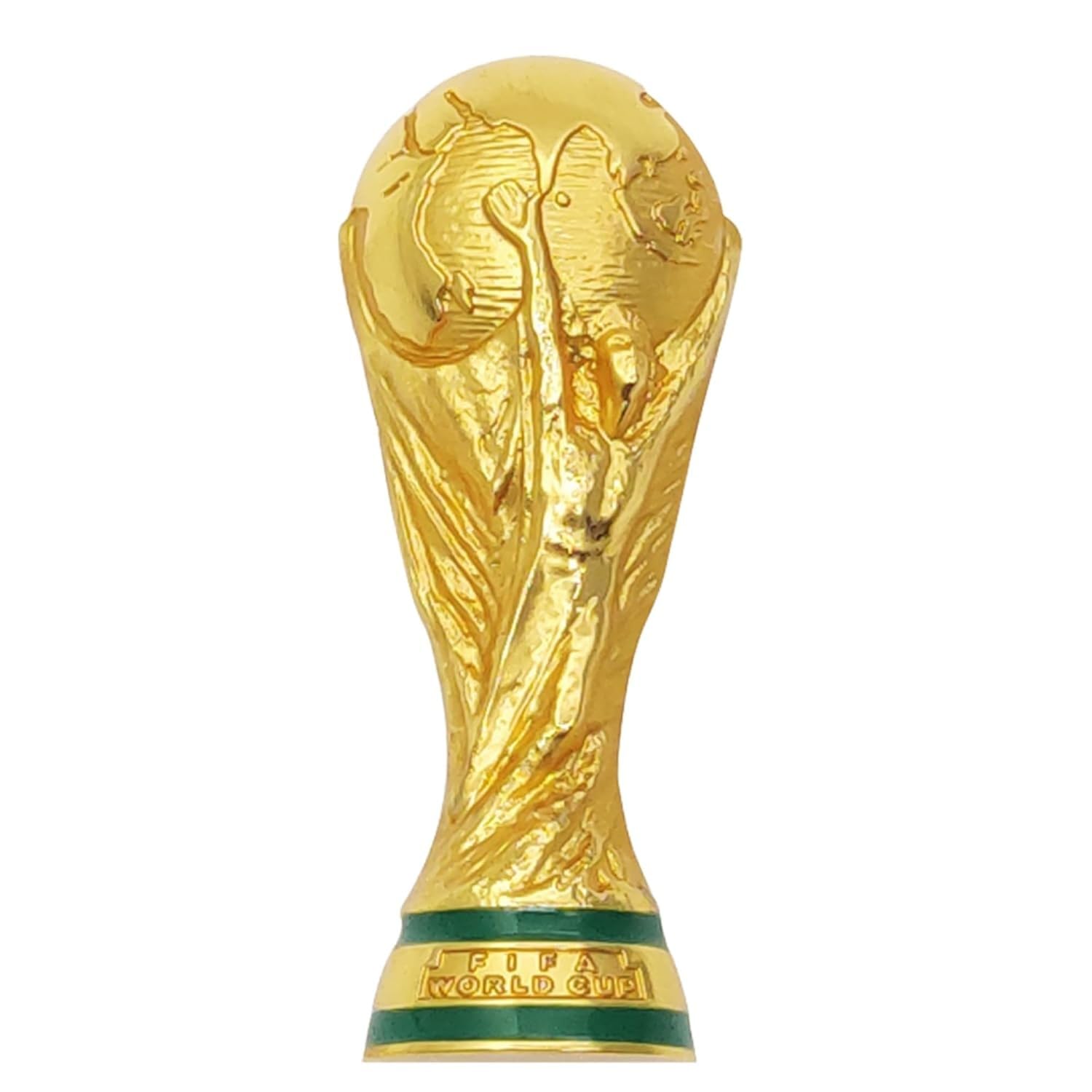 F I F A Inspired World Cup Trophy Replica | Gold Football Trophy Showpiece with Green Base | Premium Sports Collectible | Decorative Table Accent | Gift for Football Fans, Boys, Men & Sports Lovers-picture-17