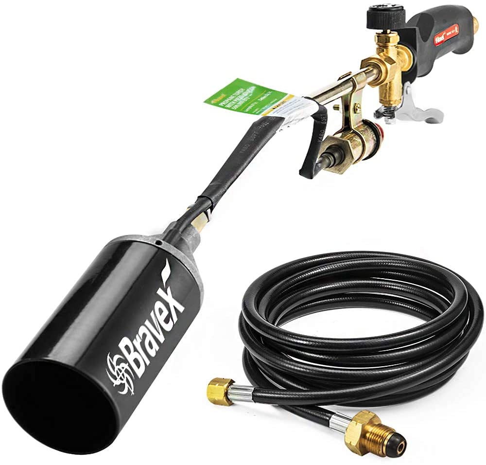 Buy High Performance Electric Weed Burner Propane Torch with Push Button Igniter (Piezo