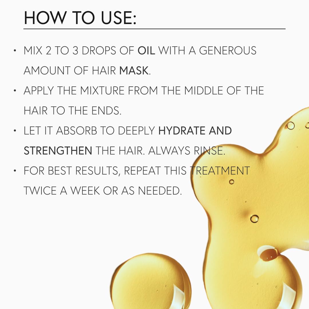 MONCHO MORENO Shine On Me Reparaturöl gegen Frizz mit Arganöl, feuchtigkeitsspendende Behandlung für trockenes und geschädigtes Haar, verjüngt, nährt, stärkt und verleiht dem Haar Glanz, vegan, 95 ml