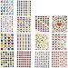 Kenkio 9530 Count Reward Stickers, Teacher Stickers for Kids Mega Variety Pack, Incentive Stickers for Teachers Classroom and School Bulk Use, Includes Smiley Face, Star, Heart,Moon, Apple