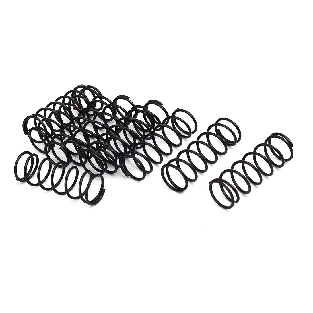Aexit 1.2mm Wire Springs Dia 14mm Outer Diameter 40mm Long Compression Springs Compression Springs Black 10pcs