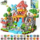 Magnetische Bausteine Bauspielzeug 100 Pcs Magnetbausteine für Kinder Montessori Kreative Spielzeug ab 3 4 5 6 7 8 9 10 Jahre Junge und Mädchen Magnetic Blocks Geschenke für Kinder（Waldtransport）