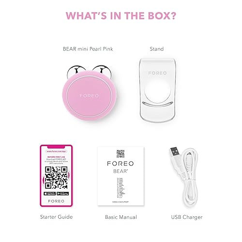 Miniatura 6 de FOREO BEAR - Mini dispositivo facial de microcorriente herramienta para esculpir la cara, estiramiento facial instantáneo firme y contorno reduce