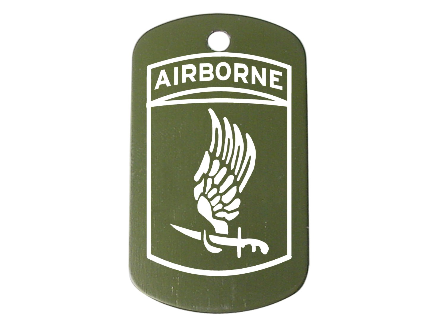 ODG Dog Tag Kit With 24'' Chain & Silencer Army 173rd Airborne Division Emblem