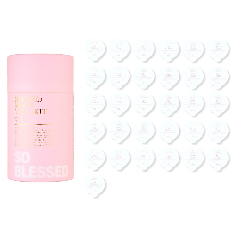 BLESSED MOON Vita Kit Creme em cápsulas para rosto e região dos olhos, conjunto com 93 cápsulas