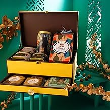 Indulgence by Shweta Treasure Box | Premium Luxury Hamper with Chocolates, Baklava, Brownies, Stuffed Dates, Nuts & Sweets | Gift Box