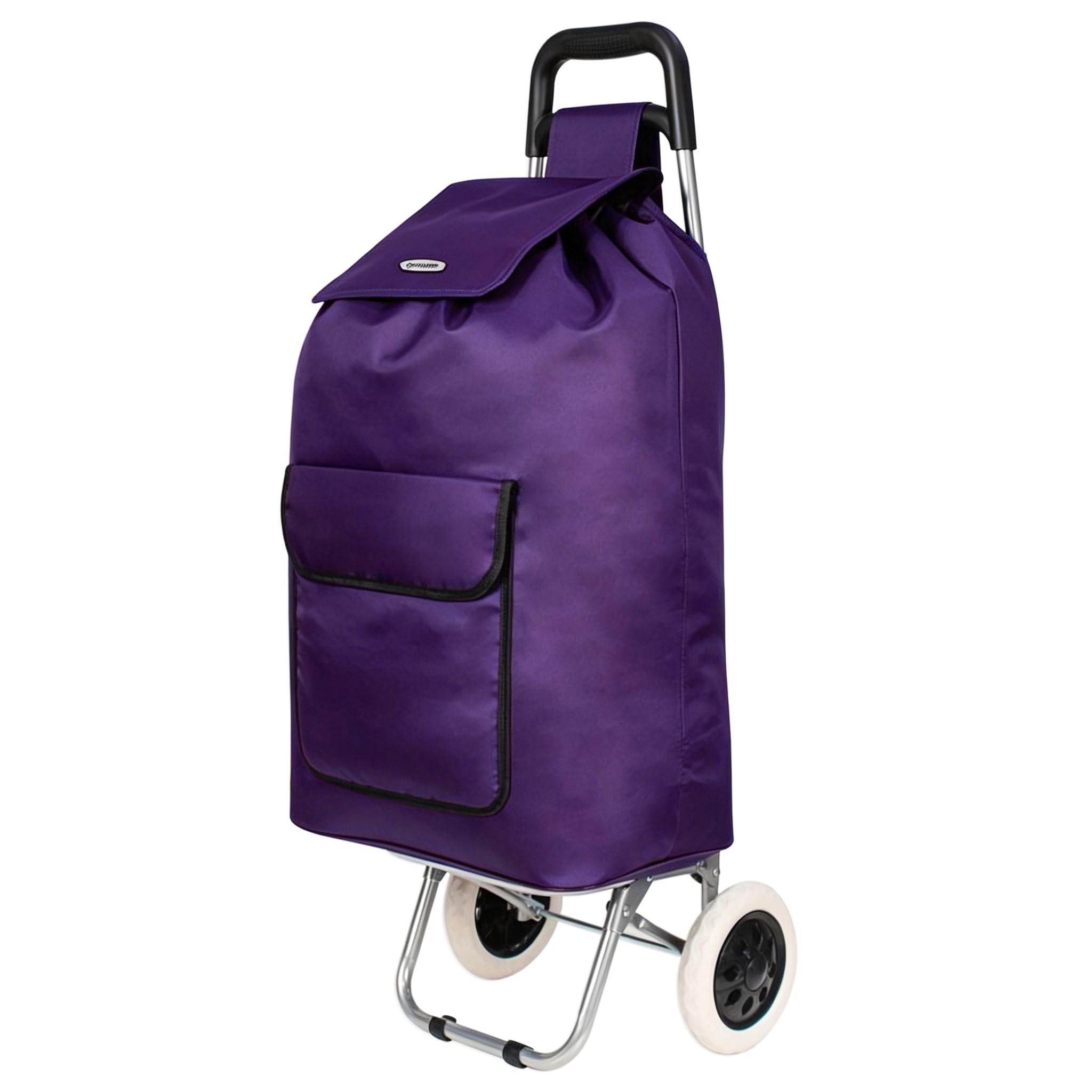 ARIANA Lightweight 2 Wheel Large Shopping Trolley Shopping Cart Grocery Bag Shopper - ST54 (Purple)