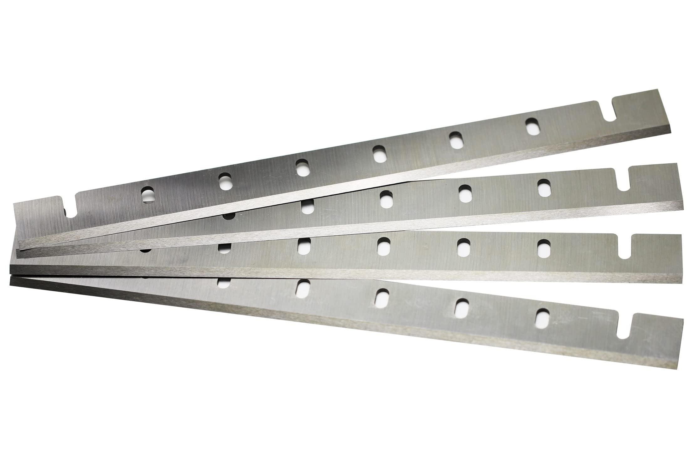 Generico 4 Pezzi Lame per pialla coltelli 4 Pezzi per pialle a Spessore DeWalt DW733 DW7332 con 12,5 Pollici di Ricambio trattati termicamente