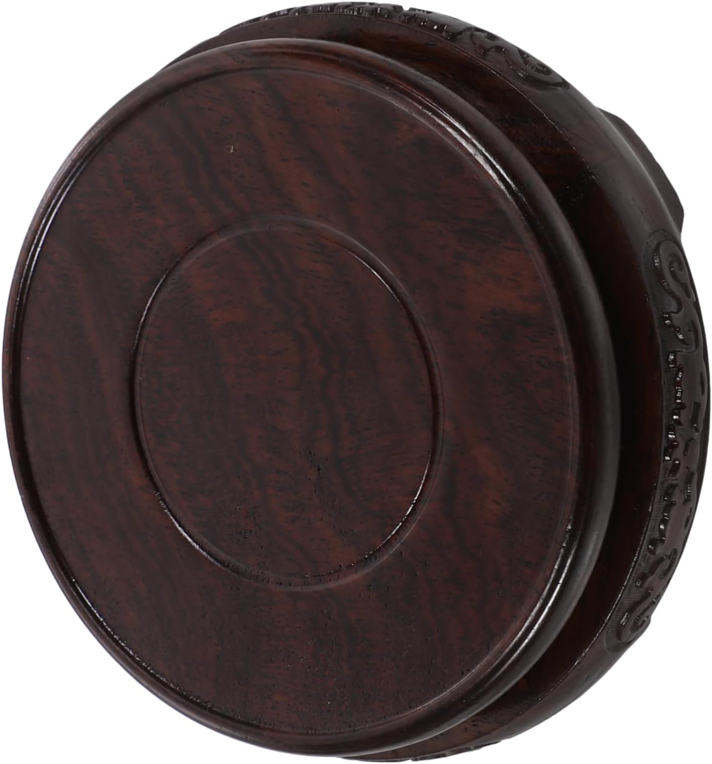 Zerodeko Solid Wood Teapot Display Stand for Indoor Use Crafted Wooden Pedestal Base for Tea Trays and Pot Holders