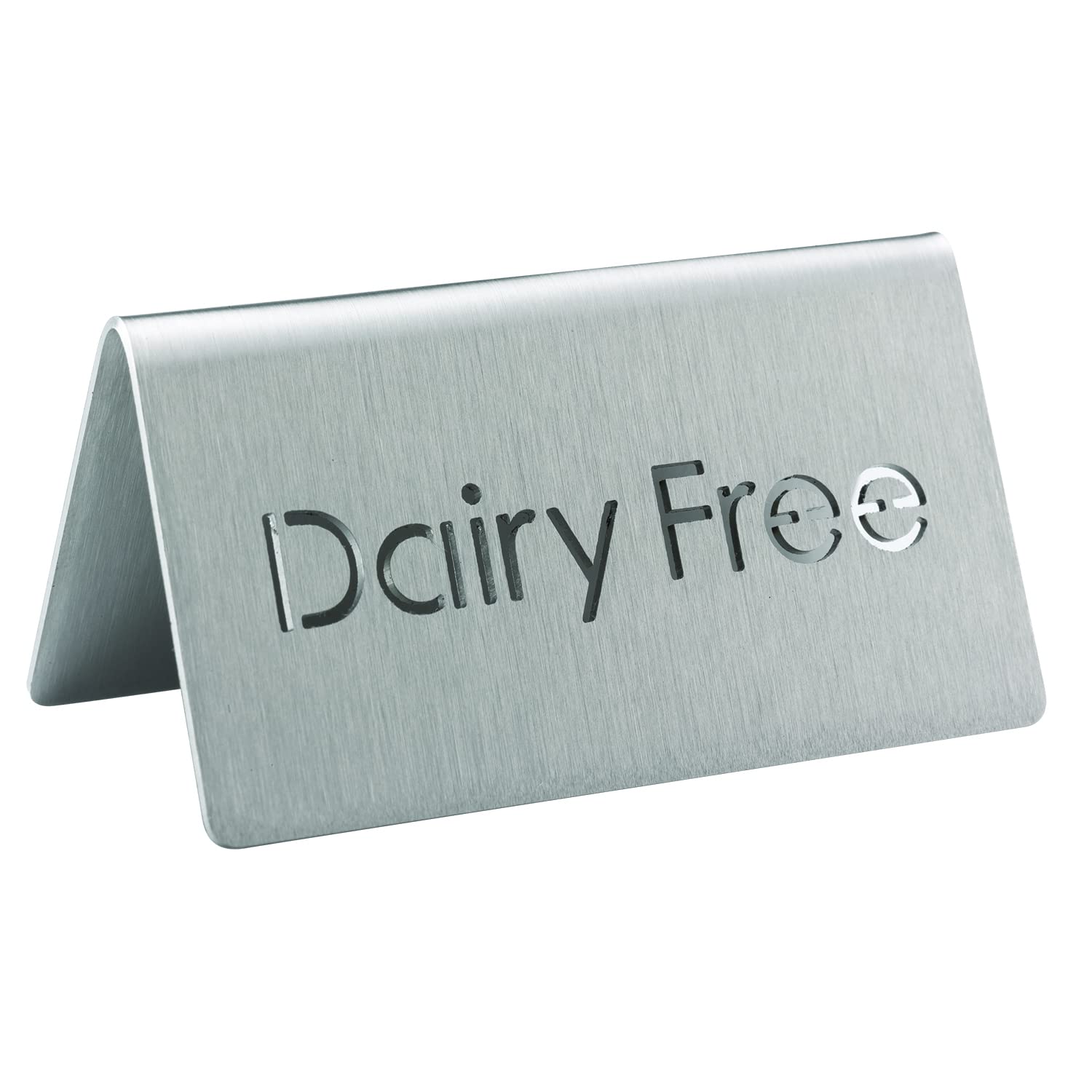 Service Ideas 1C-BF-DAIRYFREE-MOD Laser Cut Table Tent Sign, Dairy Free, 3
