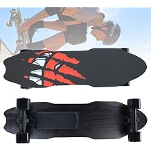 Electric Skateboard with Remote Control 4 Speed Levels 25 km/h Top Speed 15 km Maximum Range 7 Layer Maple Longboard for Adult Beginners Ideal for Travelling