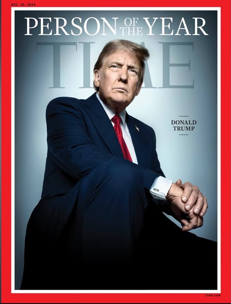 Time magazine Person of the Year 2024 Donald Trump cover