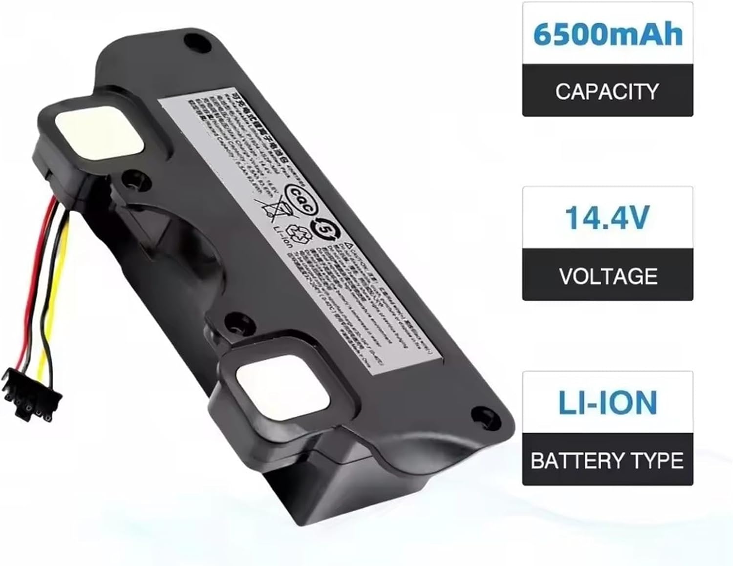 Replacement Battery, Compatible For Cecotec, Compatible For Conga, 4090 4490 4590 4690 Robot Vacuum Cleaner Accessories Spare Parts Tool 14.8V 5200mAh Li-ion Battery(5600mAh)