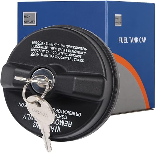 Miniatura 1 de Tapa de gas con bloqueo, tapa de combustible para Chevrolet Chevy Silverado 1500 2500 3500, Cruze, Express, Malibu, Colorado, Suburban, GMC Terrain,