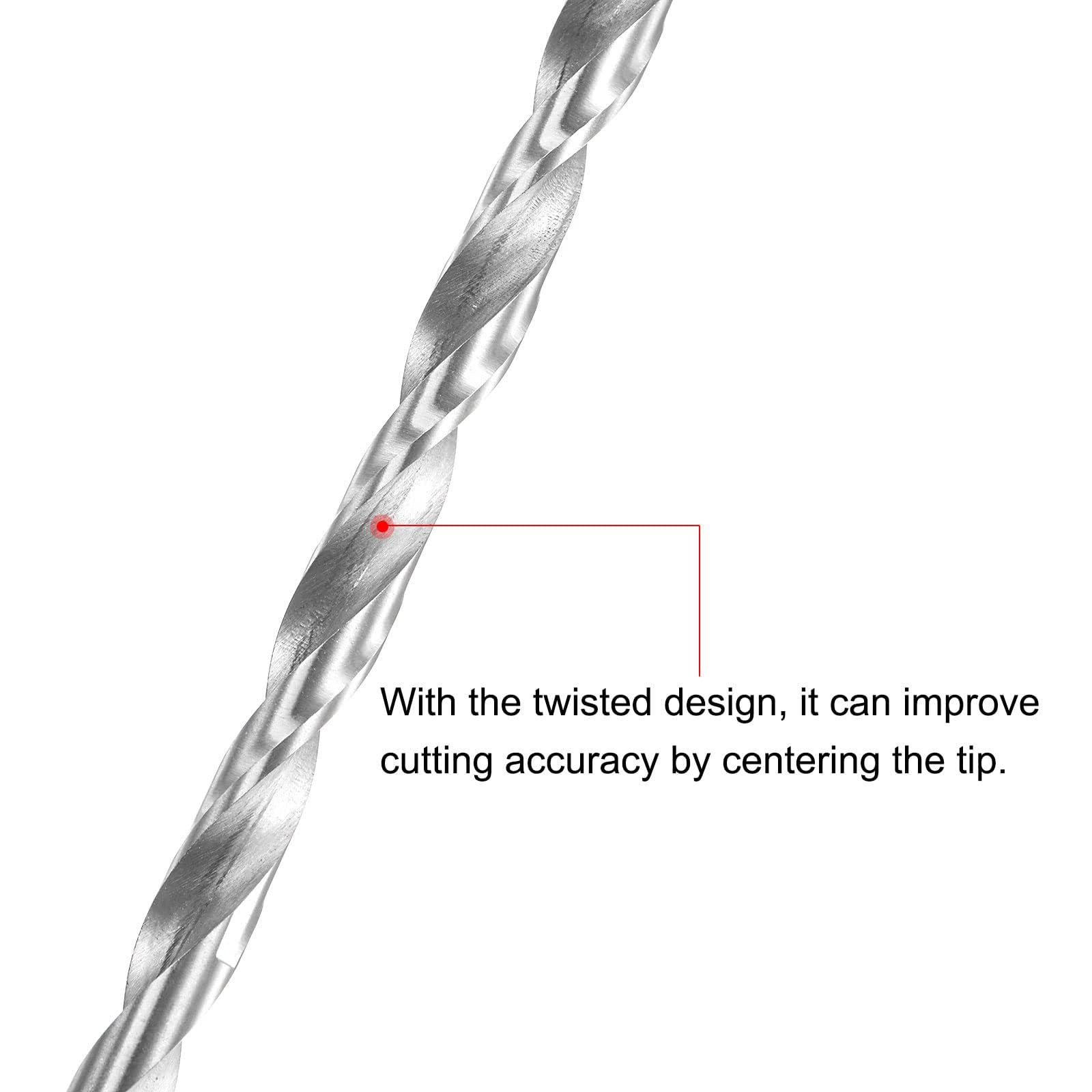 TA-VIGOR 2Pcs 5.5mm Extra Long Twist Drill Bits - Image 4