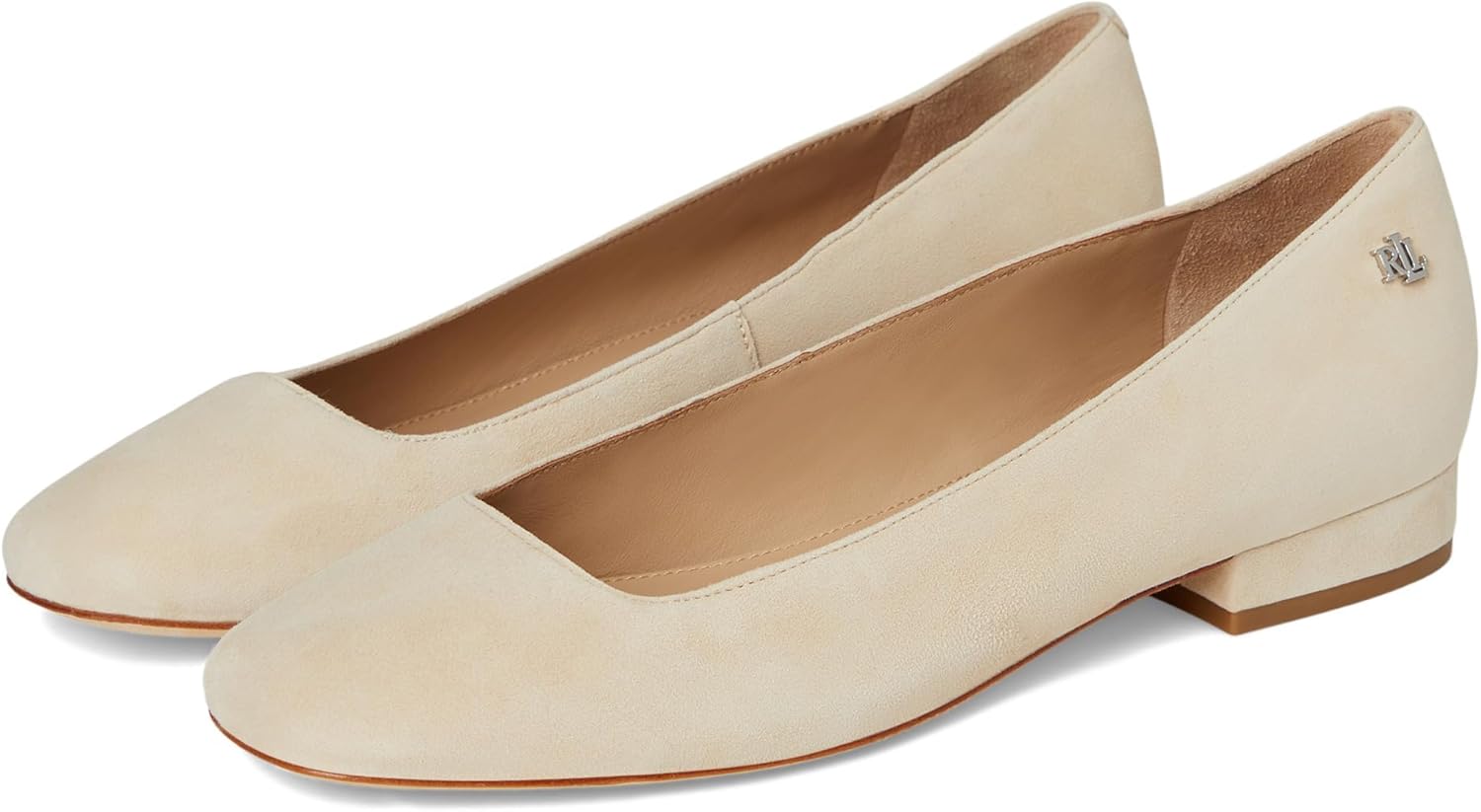 Lauren Ralph Lauren Womens Emellie Suede Ballet Flat