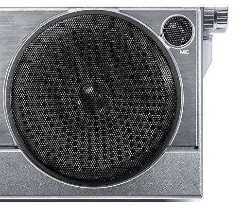 Boombox Portátil Retro Rocker Ion ISP113 – Toca Fita Cassete e Rádio AM/FM com Entradas USB e SD 110
