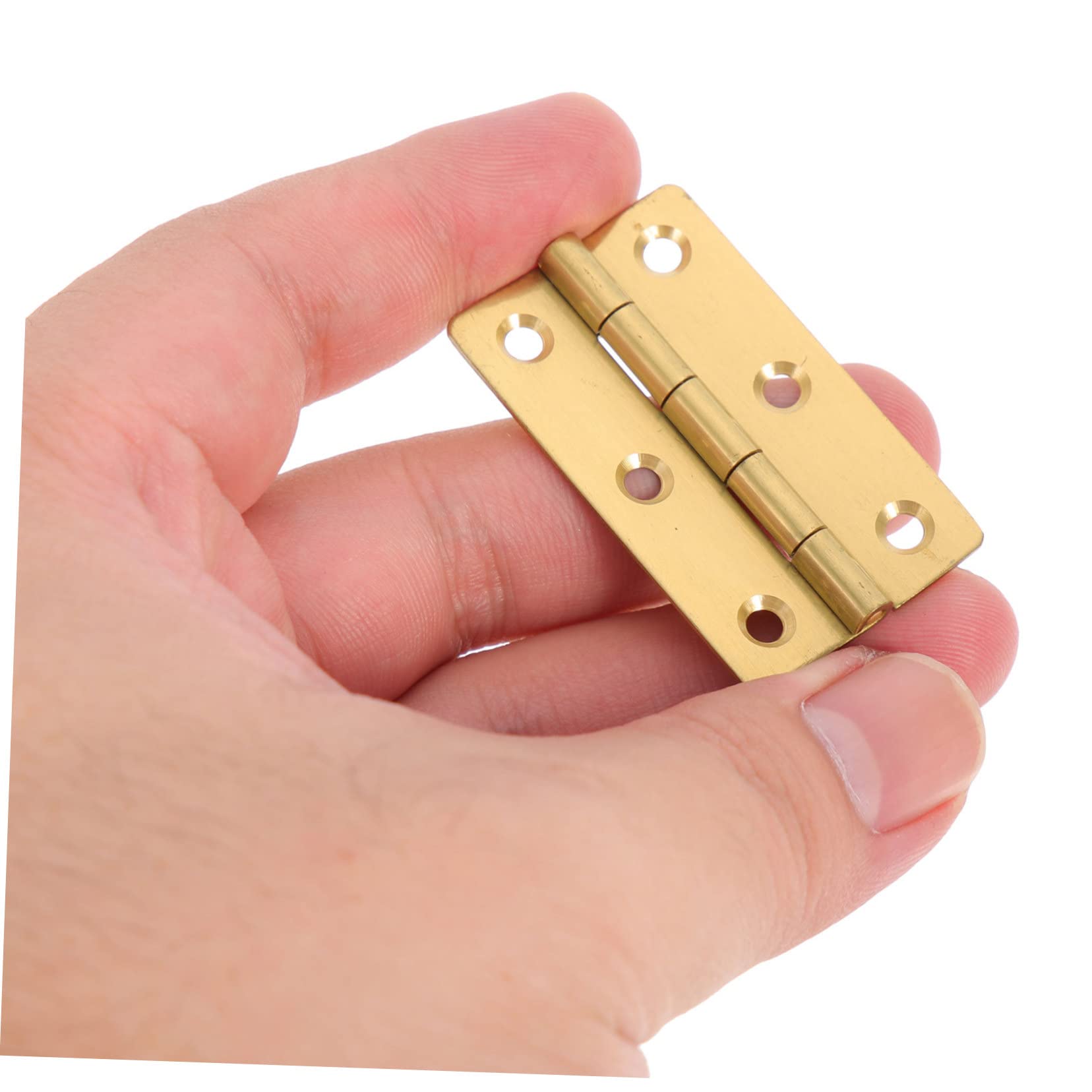 COSMEVIVI 4sets Cabinet Hinges 2 Inch Small Hinges for Jewelry Box Piano Latches Pre-drilled for Easy Install 4pcs*4