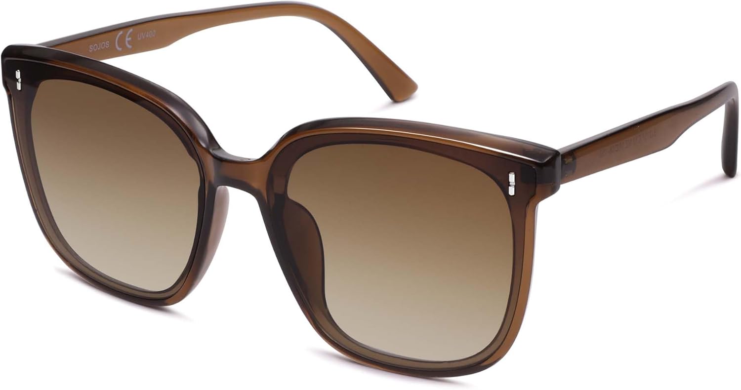 SOJOS Sunglasses for Women Men Vintage Style Shades SJ2157