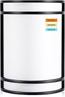 Vista 1 de CLOUDY BAY Aplique de pared LED de 3 colores, iluminación de pared, 3000 K/4000 K/5000 K, lámpara de pared ajustable de temperatura de color, 15 W