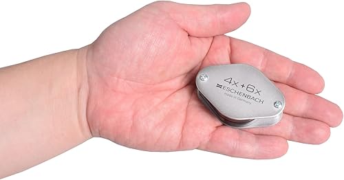 Miniatura 9 de Eschenbach ESCHENBACH 1176-10 - Lupa de inspección plegable, lupa de metal, aumento de 10 veces