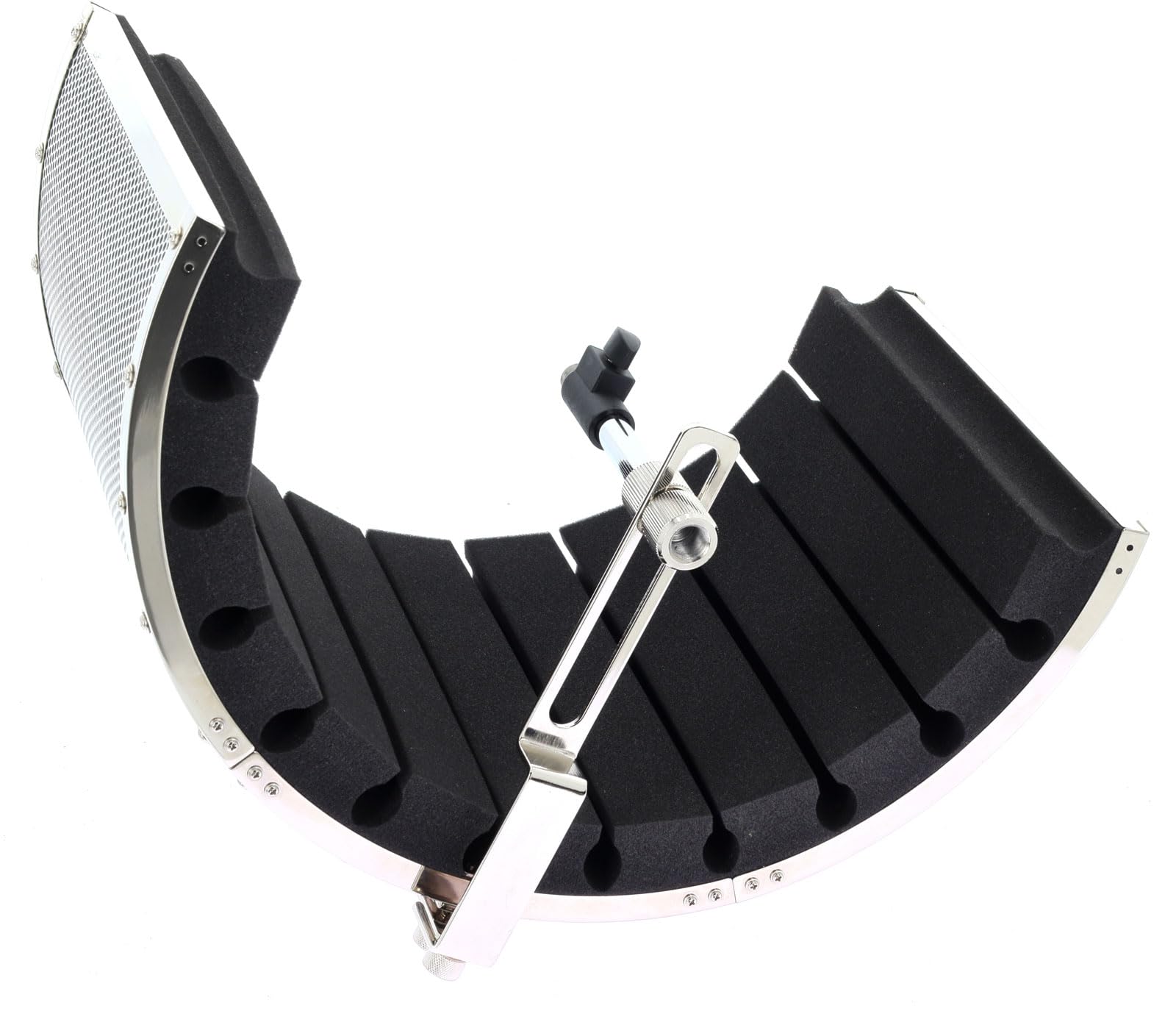 WOODBRASS RS05 Akustik-Mikrofon-Monitor, optimale Absorbierung, natürliche Klangwiedergabe, verstellbare Halterung, solide Konstruktion, ideal für Sprachaufnahmen, Home Studio, MAO, Mixing