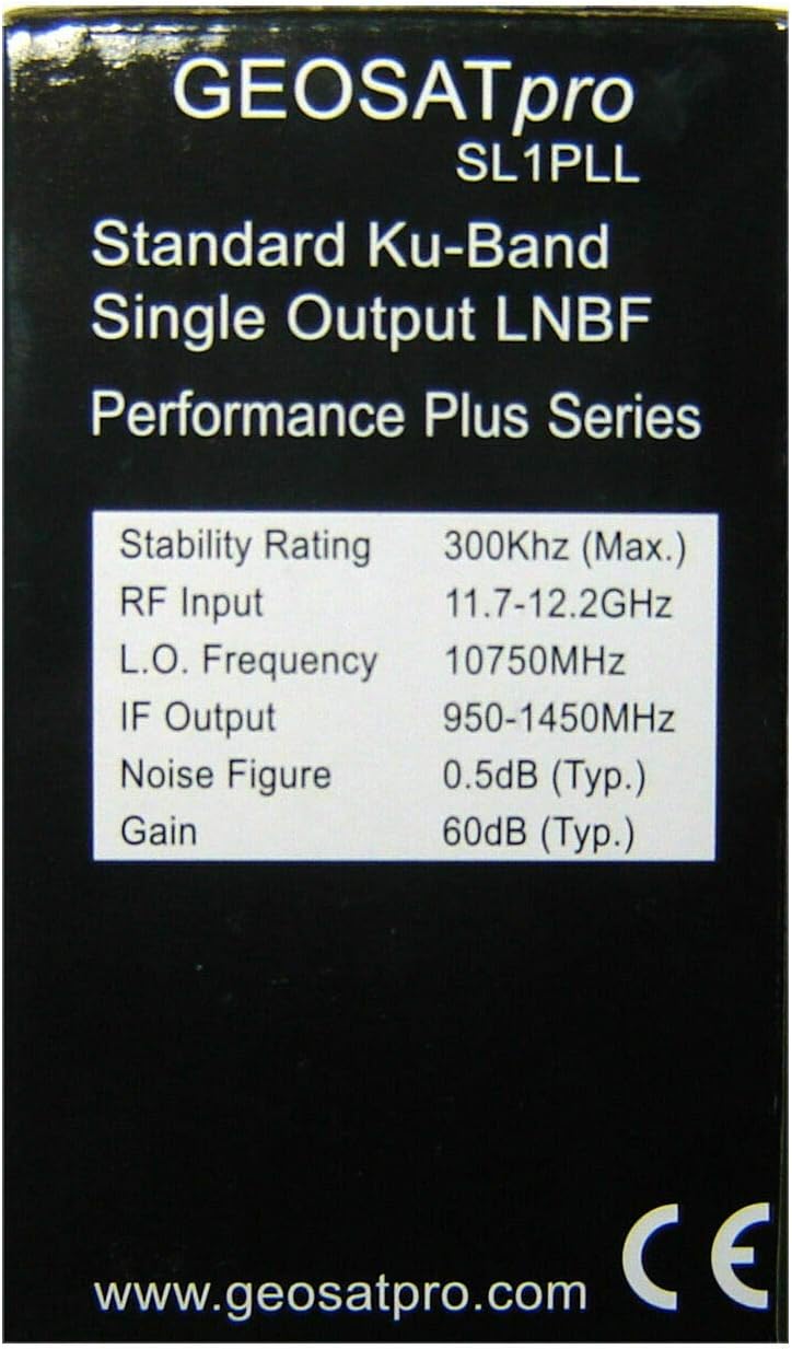 LNBF - SL1PLL v2 - GEOSATpro SINGLE STANDARD KU PHASE LOCKED LOOP