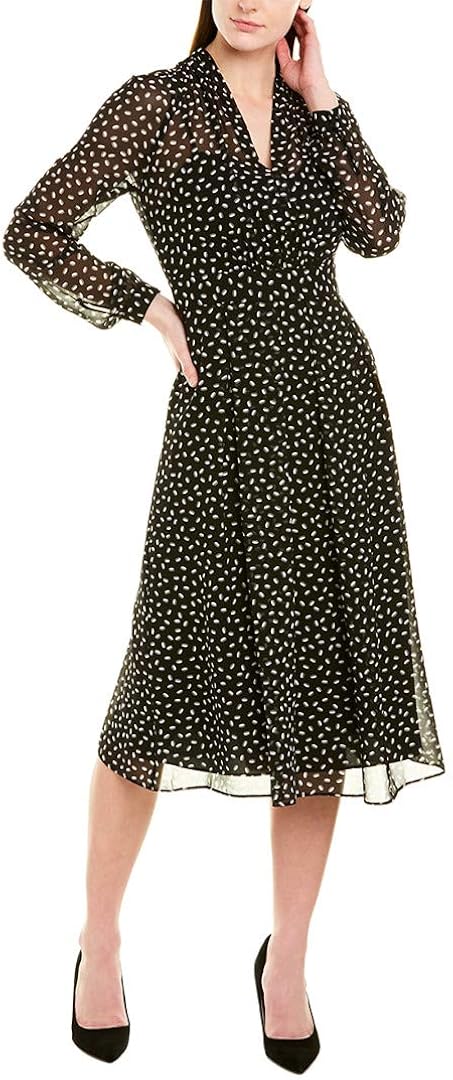 Anne klein polka dot fit & flare dress Clearance