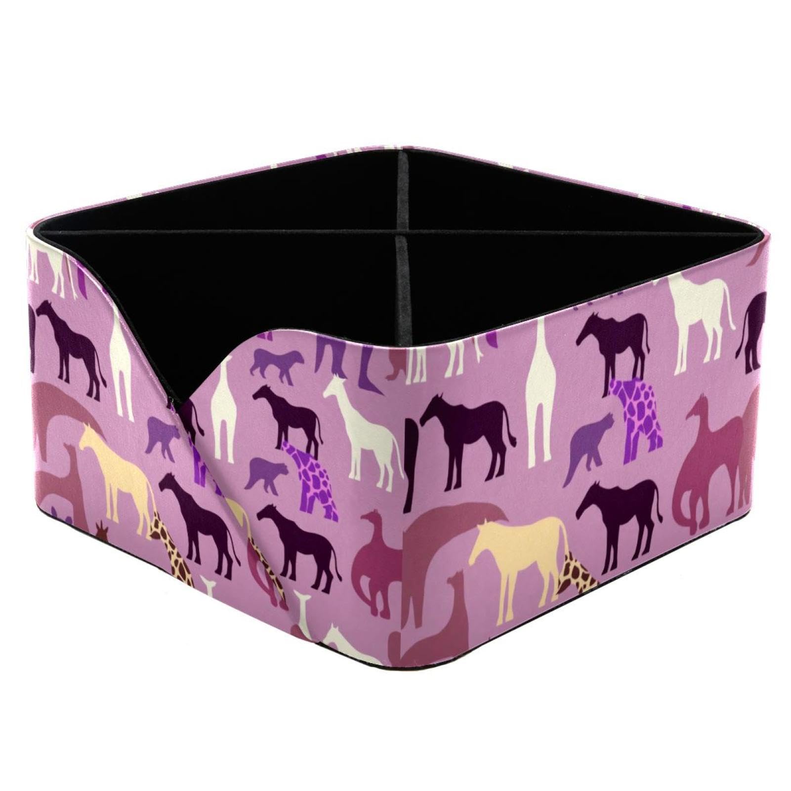 Porte-stylo rectangulaire violet pour organiser le bureau des enfants