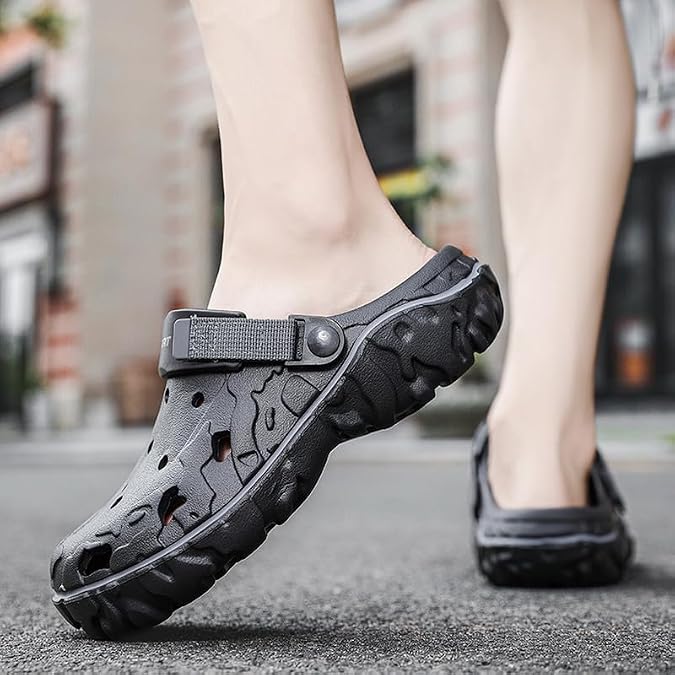 Mens Clogs Slip On Garden Shoes Lightweight Non Slip Sandals Slippers Youth Water Shoes Comfy Walking Shoes