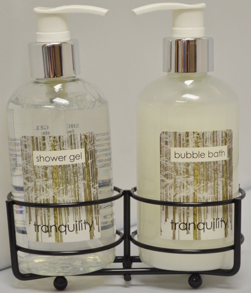 Bath Set White Tea Scent (Pack Of 6) Beauty & Personal Care