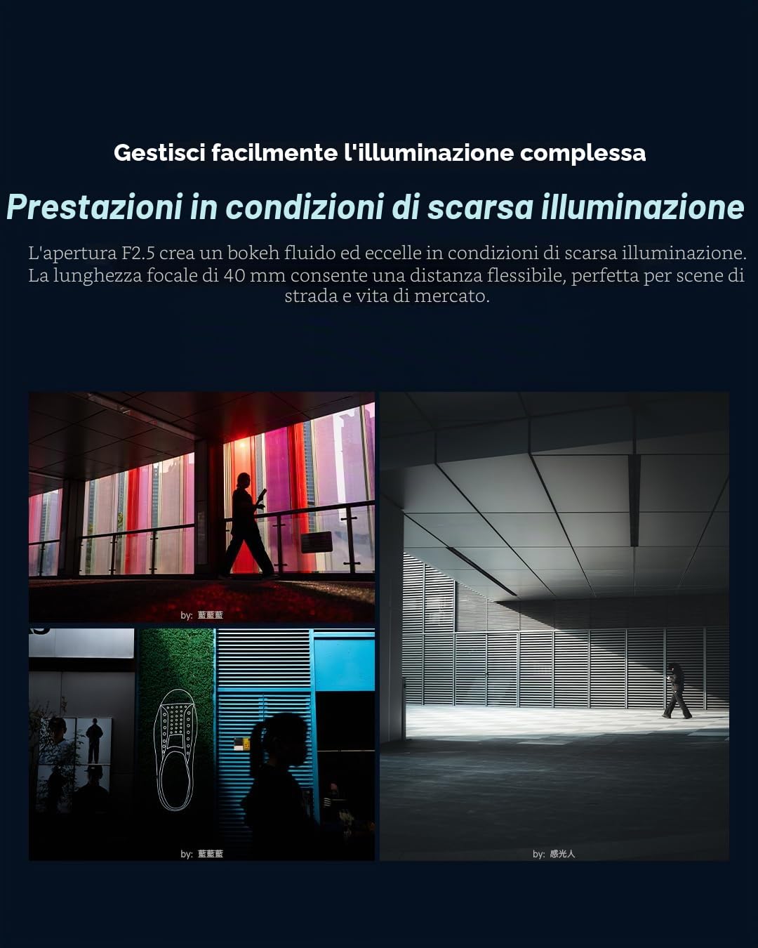 7artisans AF 40 mm F2.5 - Obiettivo della fotocamera Full Format con autofocus e ampia apertura, compatibile con fotocamere senza specchio Sony E-Mount (E-Mount)
