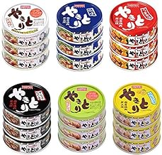 Hot Foods Canned Set, 3 Cans x 6 Types, 18 Cans, Sauce, Salt, Delicious Spicy, Garlic Pepper, Yuzu Pepper, Salt Lemon, Snacks, Storage, Emergency Food