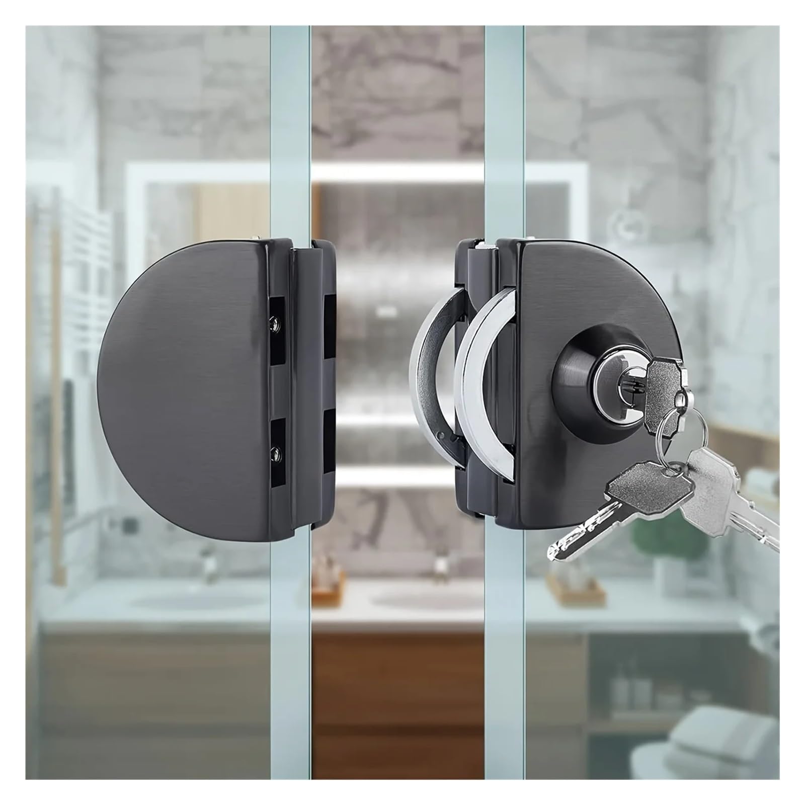Cerradura para Puerta de Cristal Cerradura de puerta vidrio