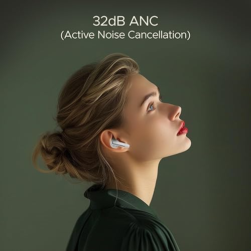 Miniatura 3 de boAt Auriculares Airdopes 141 ANC TWS recién lanzados con 42 horas de reproducción50 ms modo Beast de baja latenciaIWPTechSonido de firmaMics
