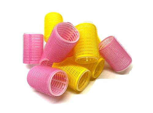 Miniatura 4 de Juego de rodillos de pelo de 0.472-1.575 in (1-1/2") autoagarre Pro Salon Peluquería Rizadores grandes para cabello largo